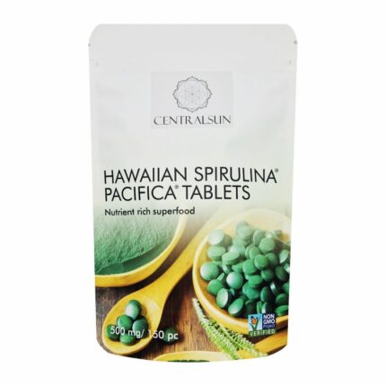 Hawaiian Spirulina tablets centralsun front