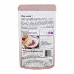 Mahe chia seemned - centralsun - paki tagakülg