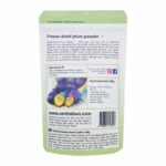 Külmkuivatatud Ploomi pulber - Centralsun - paki tagakülg