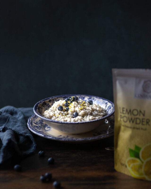 kokosmælk risengrød citronpulver centralsun