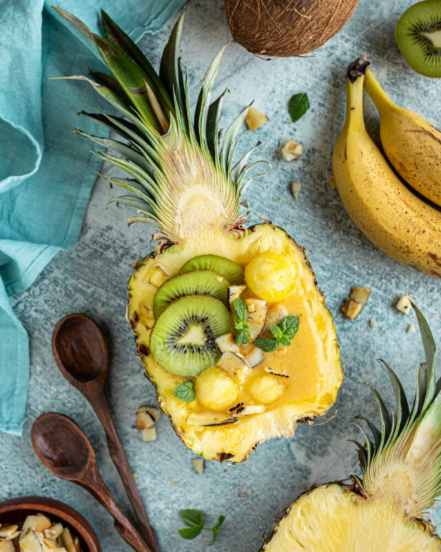 tropisk smoothie centralsun papayapulver ananaspulver