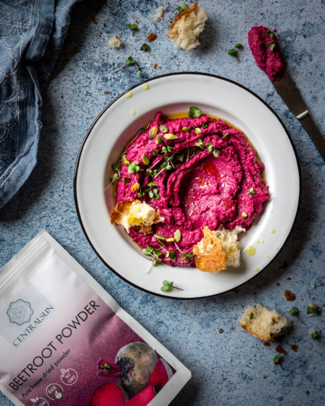 hummus rødbeder pulver centralsun