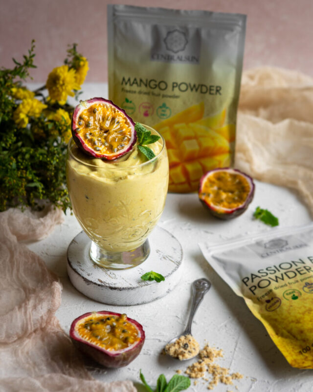 vegansk dessert tofu creme mango passion centralsun