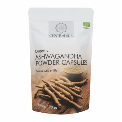 Ashwagandha powder capsules centralsun