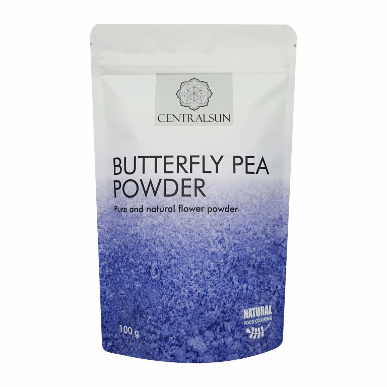 Butterfly_Pea_front_centralsun|Butterfly_Pea_back_centralsun|butterfly pea powder centralsun|sinine jäälatte butterfly pea centralsun|Buttefly pea|Butterfly Pea|Butterfly Pea|Butterfly Pea|Butterfly Pea Butterfly Pea Powder 100g Centralsun