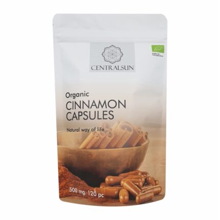 Cinnamon powder capsules centralsun