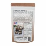 Clove powder capsules back centralsun