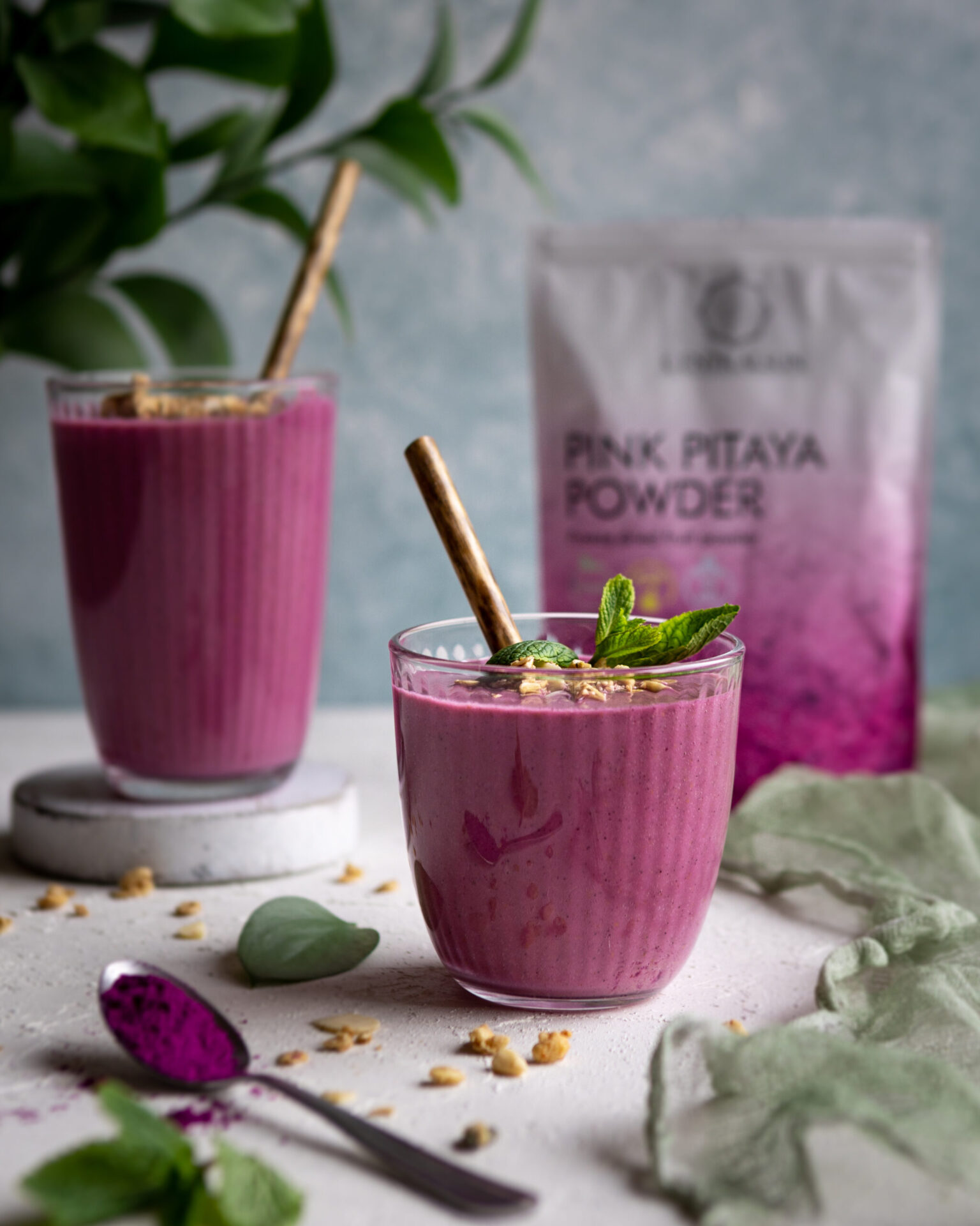 Freeze-Dried Pink Pitaya (Dragon Fruit) Powder 100g Centralsun