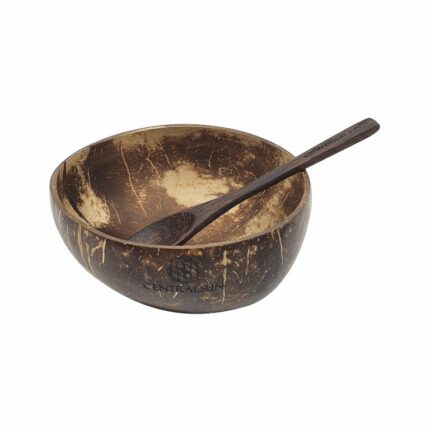 Coconut Bowl (500ml) with Ebony Spoon Centralsun