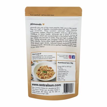 Mandeln 400 g – Centralsun back