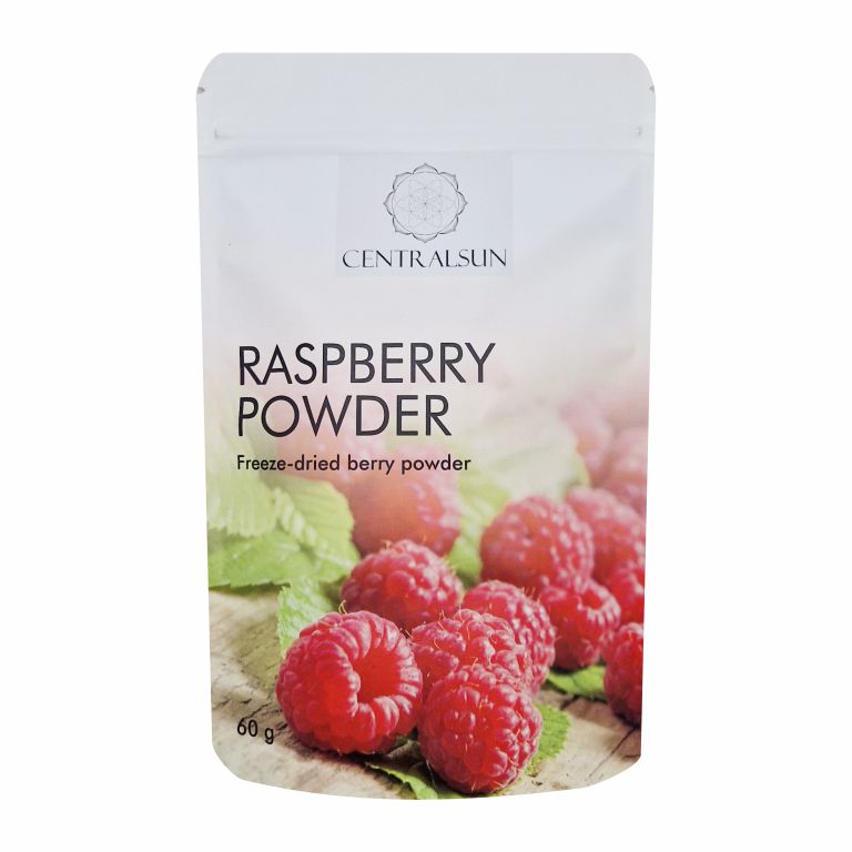 Raspberry powder front Raspberry powder front