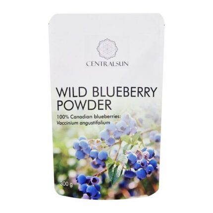 Külmkuivatatud Kanada metsmustika pulber - Centralsun - paki esikülg