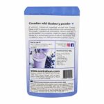 Külmkuivatatud Kanada metsmustika pulber - Centralsun - paki tagakülg