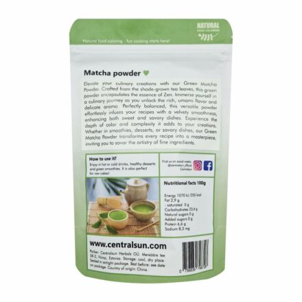 Organic Culinari Matcha Centralsun 2