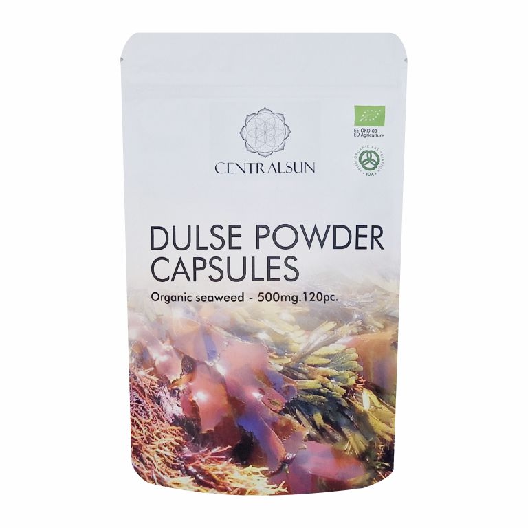 Organic Dulse powder capsules Centralsun Organic Dulse powder capsules Centralsun