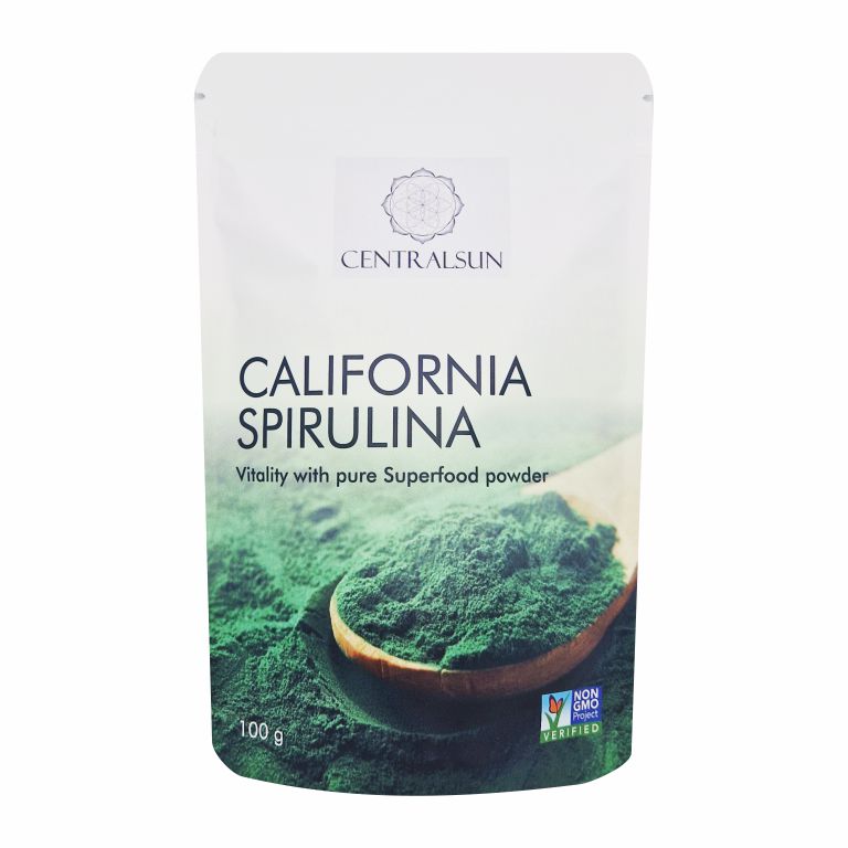 California Spirulina powder centralsun front California Spirulina powder centralsun front