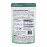 California Spirulina tablets centralsun back
