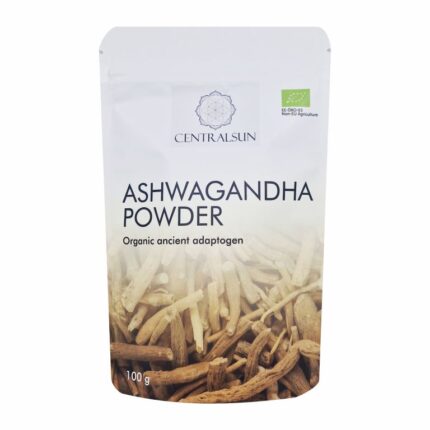 Organic Ashwagandha powder Centralsun front