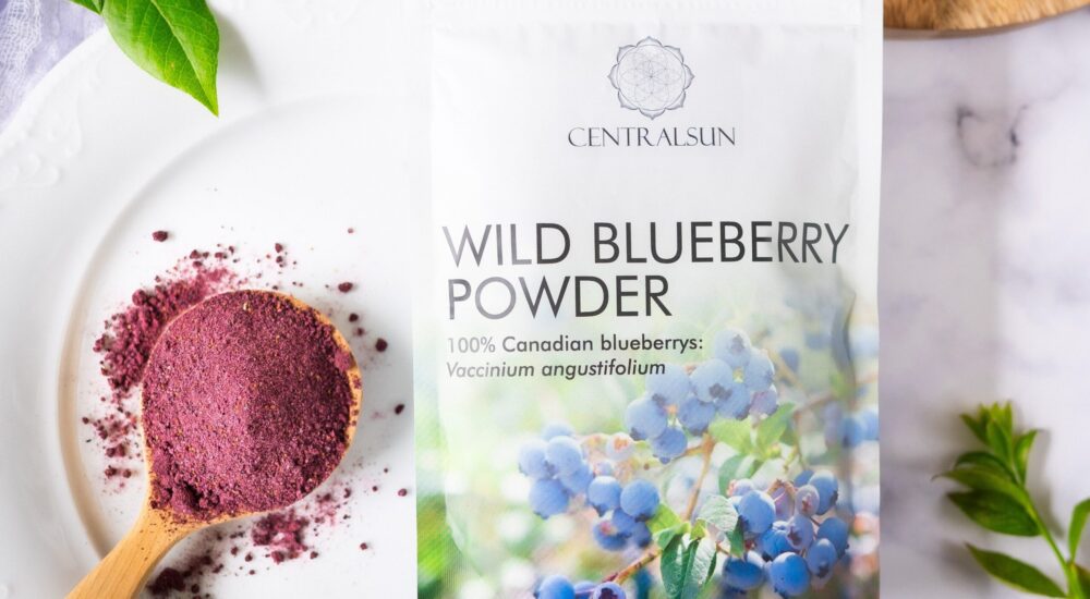 Canadian Freeze-dried wild blueberry powder Centralsun