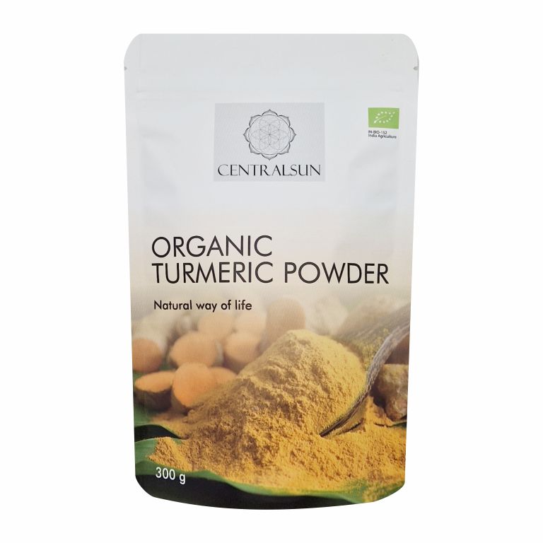 Bio-Kurkumapulver (5 % Curcumin) Centralsun front Bio-Kurkumapulver (5 % Curcumin) Centralsun front