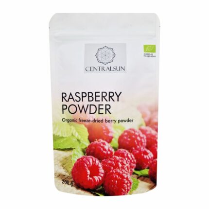 Freeze-dried Raspberry powder organic Centralsun front