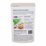 Licorice Root Extract Capsules – 5.7% Glycyrrhizic Acid | Centralsun back