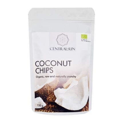 Organic Coconut Chips (Raw) | Centralsun Superfoods front