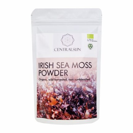 Organic Irish Sea Moss Powder – Non-Sunbleached | Centralsun front
