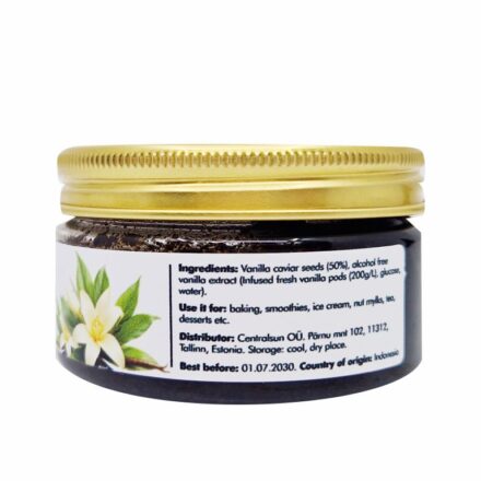 Vanilla Caviar – Alcohol-Free Extract Blend 100 g | Centralsun back 2