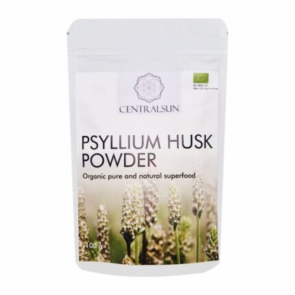 Organic Psyllium Husk Powder – Natural Fiber Source | Centralsun - front