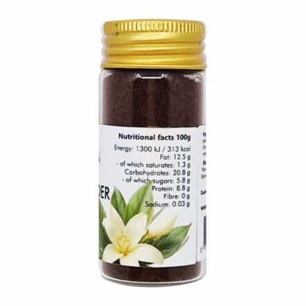 Bourbon Vanilla Powder – Madagascar, Natural Aroma | Centralsun back
